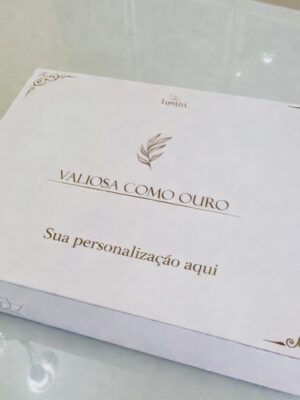Kit  Valiosa como Ouro personalizado