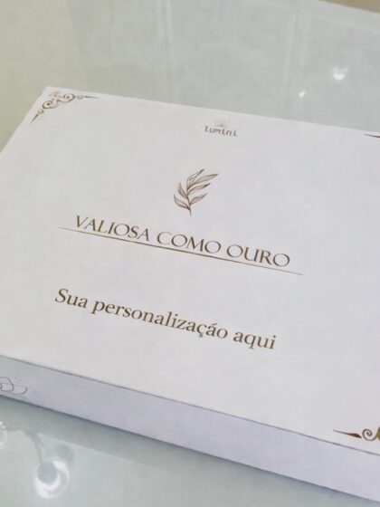 Kit Valiosa como Ouro personalizado