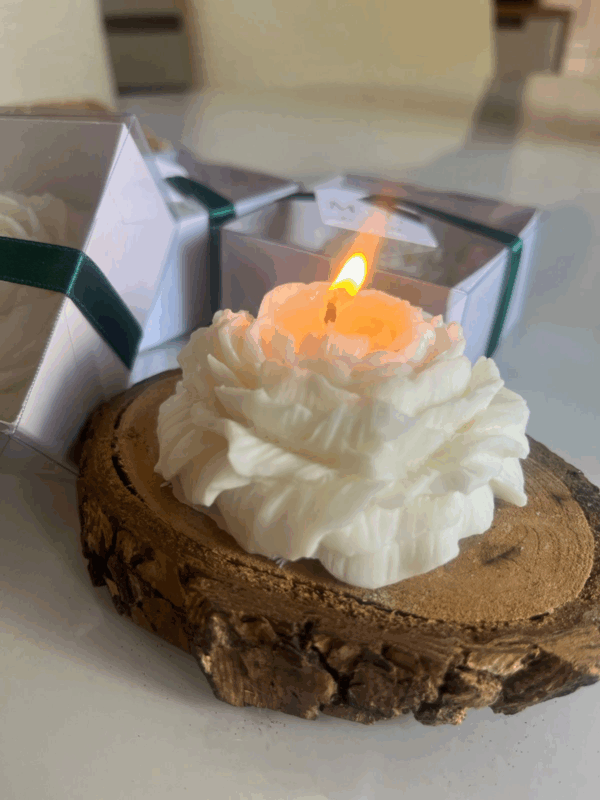 Lembracinha com vela aromática de Rosa com Caixa 60g - Image 3