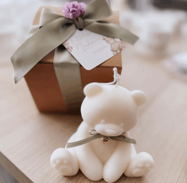 Vela aromática de urso 100 g com caixa - Image 4