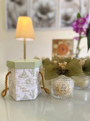 Kit Bosque de Luz 2027 – Bomboniere de Cristal 80g – Edição Bosque